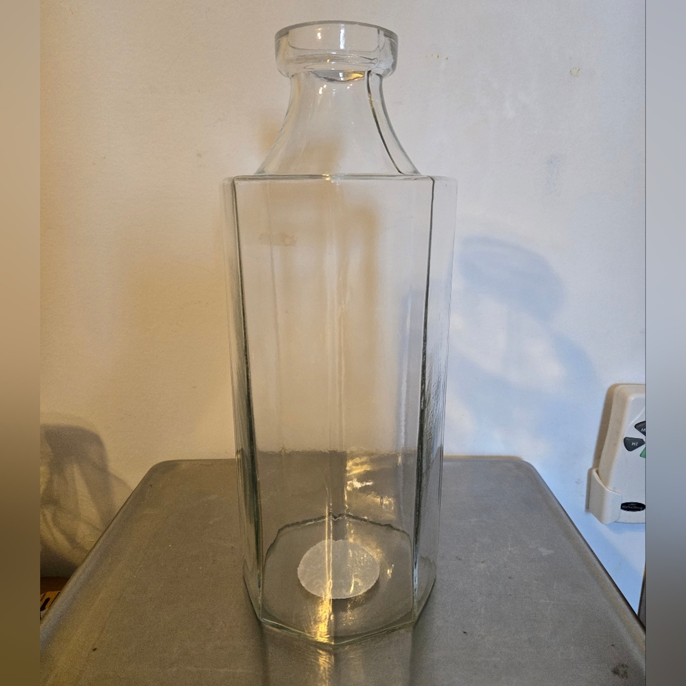 Elegant Clear Glass Vase